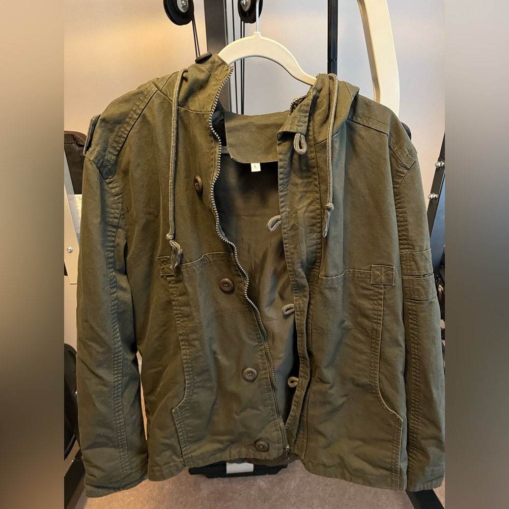Unisex Hooded Pocket Coat